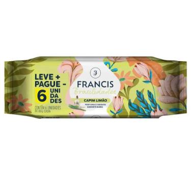 Imagem de Kit Sabonete Em Barra Francis Brasilidades Capim Limão 80g - 6 Unidade