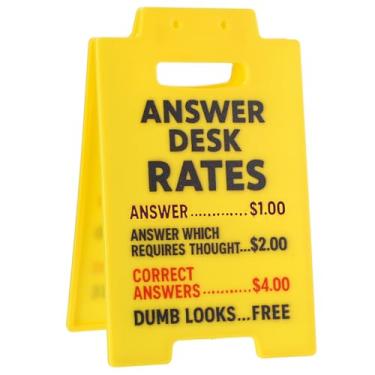 Imagem de ElevateTech Decoração de cubículo de escritório engraçada, presentes de colega de trabalho, placas de mesa, presentes de mesa de respostas, frases engraçadas, citações divertidas para colega de equipe