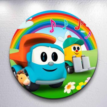 Imagem de Painel Redondo Estampas Infantil Capa Festa Tamanhos Diversos Grande M