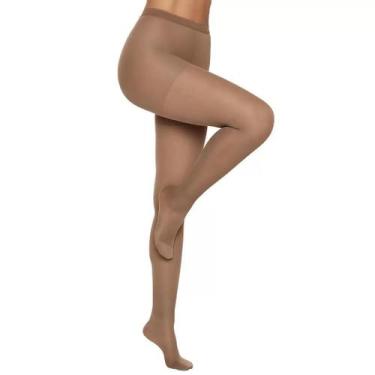 Imagem de Meia Calça De Compressão Kendall Mel Feminina Com Ponteira 1631, P, Me