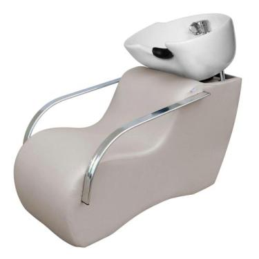 Imagem de Lavatório Confort Plus Cuba de Porcelana Branca Estofado Fendi - Movei