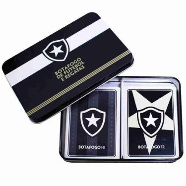Imagem de Jogo Com 2 Baralhos Dentro Da Lata - Botafogo - Mileno