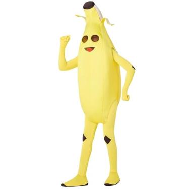Imagem de Spirit Halloween Fantasia infantil Fortnite Peely | Cosplay de videogame oficialmente licenciado | Fantasia de banana em grupo, Multicor, CHILD SMALL