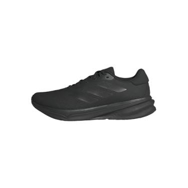 Imagem de adidas Tênis de corrida masculino Supernova Stride, Preto/Preto/Preto, 44