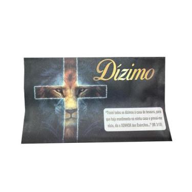 Imagem de Envelope Colado Leão Dízimo - 100 Unidades de Papel Offset - no-brand