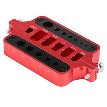 Imagem de Ferramenta de Gabarito de Solda de Liga de Alumínio para Conexões XT60, XT90, T Banana Plug, Com Camada de Isolamento Térmico, Compatível Com Plugues de Banana Minit, 2.0, 3,5,