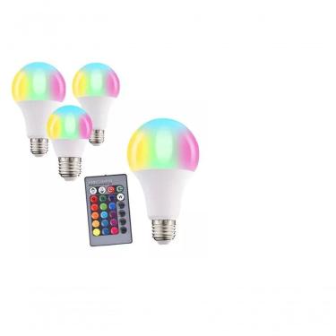 Imagem de Lâmpada Led Rgb 16 Cores Bivolt E27 Com Controle Remoto