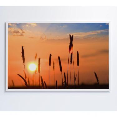 Imagem de Quadro Por Do Sol 60x40 Cm Adesivo Fotográfico