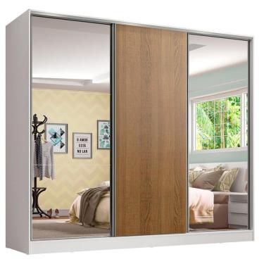 Imagem de Guarda Roupa Infantil Logan com Espelhos Madesa