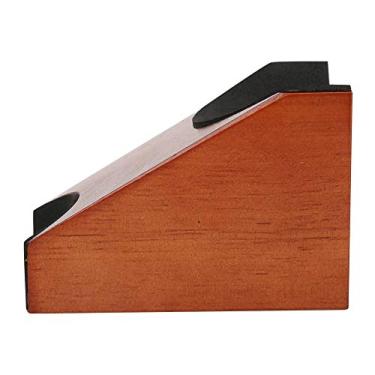 Imagem de RiToEasysports Mogno Guitarra Pescoço Resto Suporte de Mesa de Madeira Instrumento Musical Ferramenta Reparo para Guitarra Baixo Ukulele Jogadores 67x95x60mm