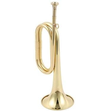 Imagem de Trompete de latão C para iniciantes, design compacto, som excelente para bandas de latão e muito mais