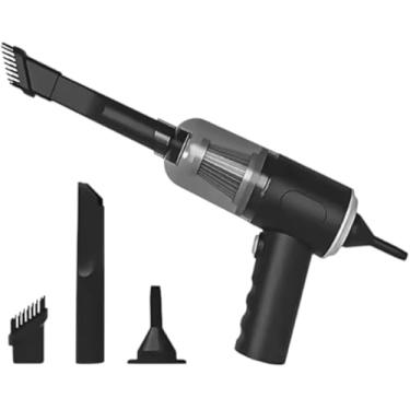 Imagem de Aspirador de Pó 3 em 1 Portátil Recarregável USB, Mini Aspirador com Função Soprador, Sem Fio para Casa e Carro, com Bocais Múltiplos