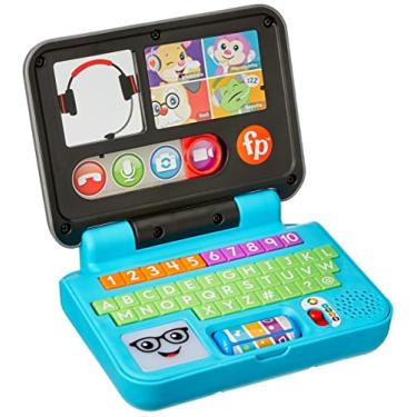 Imagem de Fisher-Price Aprender e Brincar Brinquedo para Bebês Laptop De Aprendizagem para crianças a partir de 6 meses