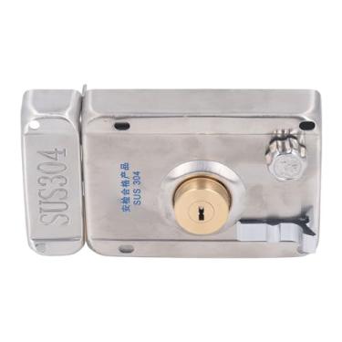 Imagem de Aqur2020 Fechadura de Aço Inoxidável Em Formato Quadrado, Fechadura Com Acabamento Escovado, para Porta de Casa à Prova de Roubo, para Segurança da Porta de Entrada