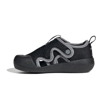 Imagem de adidas Sandália infantil unissex Altaventure 3 Slide, Preto/cinza/preto, 21