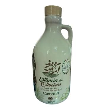 Imagem de Estância das Oliveiras Azeite de Oliva Extra Virgem Premium Koroneiki, 250ml, Garrafa Cerâmica, Origem Brasil, Monovarietal, Premiado Internacionalmente