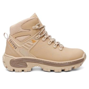 Imagem de Bota Masculina com Bico PVC, Com C.A em Couro CatPro Delta (Delta Nude, BR, BR, Adulto, Numérico, 38)