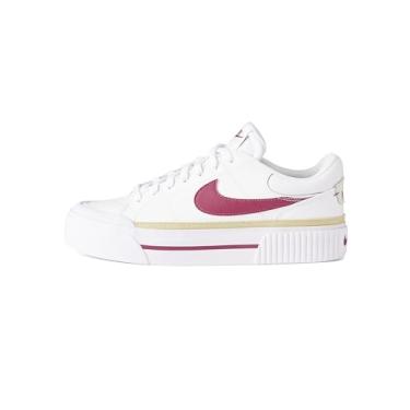 Imagem de Nike Tênis feminino W Court Legacy Lift, Branco/Sweet Beet/Team Gold, 37