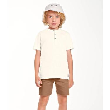Imagem de Bermuda Infantil Em Sarja Trick Nick Marrom-Masculino