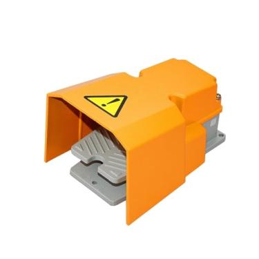 Imagem de Interruptor de pé LTH-1/6 peças de máquinas-ferramenta concha de alumínio ponto prata interruptor de pedal de reposição industrial