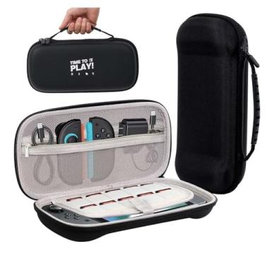 Imagem de Switch Carrying Case Compatible with Nintendo Switch 2, with 10 Games Cartridges Protective Hard Shell Shockproof Travel Bag Pouch for Console & Accessories