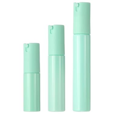 Imagem de YELARXI Frascos de bomba sem ar, dispensador de cosméticos tamanho de viagem, recipientes recarregáveis, frascos de spray para produtos de higiene pessoal adequado para (hidratante/xampu/creme) 20/30