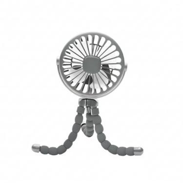 Imagem de Ventilador Multifuncional 360° Clip, Mesa e Carrinho (Recarregável)