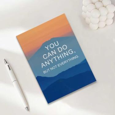 Imagem de Caderno com citação inspiradora, caderno A5 para anotações no escritório, agenda de 21 x 14,7 cm, agenda de viagem, 3