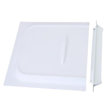 Imagem de Cryfokt Painel Deslizante da Porta da Tela do Rv Protetor Eficaz para Rvs e Reboques 12x12in Corrediça Branca Porta Tela Dos Pp para o Veículo de Acampamento