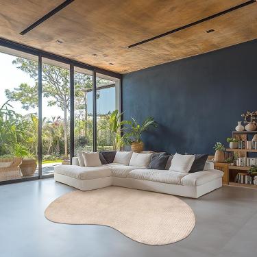 Imagem de Tapete Mariana Org. Feijão Bege 145x195cm Tapetes São Carlos