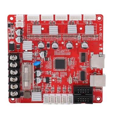 Imagem de Placa de controle principal para impressora 3D, compatível com drivers de motor Anet A8 - A4988 com interface USB, módulo de controle com ampla faixa de tensão de 12V a 24V.