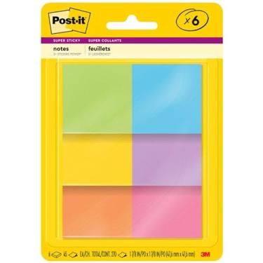Imagem de Post-it - A word of color - Rio de Janeiro, 6 cores, 45 folhas cada cor, 47,6mm x 47,6mm