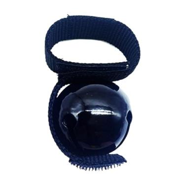 Imagem de menolana Sino de metal para alerta de animais selvagens, à prova de ursos, com design silencioso, ideal para caminhadas, montanhismo, ciclismo e situações de, Preto