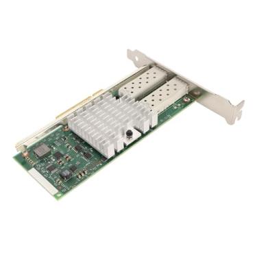 Imagem de Ymiko Adaptador de Rede PCIe SFP Duplo de 10 Gbps de Alta Velocidade Com Compatibilidade Plug and Play para Desktop, Placa de Expansão Ethernet Confiável para Transferência de Dados