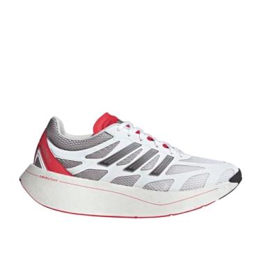 Imagem de adidas Tênis masculino Adizero Aruku com cadarço casual - branco, Multi, 12 Wide Women/11 Wide Men