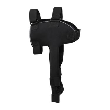 Imagem de Manga de recuperação de cães, roupa de estimação quente e confortável com aquecimento ajustável, capa para ferimento de cachorro, para caminhadas diárias, acampamento, uso noturno, viagem, transporte