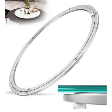 Imagem de Lazy Susan Hardware, rolamento Lazy Susan resistente e toca-discos giratório - Placa de rolamento giratória de 50 cm para mesa de jantar redonda, mecanismo giratório suave