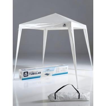 Imagem de Tenda Gazebo para Praia Camping Jardim 2x2 Reforçada Proteção Uv Branca Premium