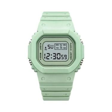 Imagem de Relógio Esportivo Digital Masculino À Prova D'Água Com Display LED E P