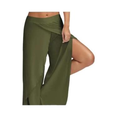 Imagem de Calças De Perna Larga plus Size Para Mulheres, Soltas, Com Cintura Elá