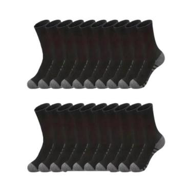 Imagem de Meias Clássicas Masculinas 10/20/30 Pares Respirável Antiderrapante Pa