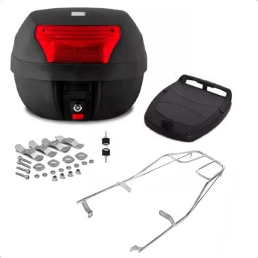 Imagem de Bauleto 28l Smart Box + Bagageiro Cromado Pop 100
