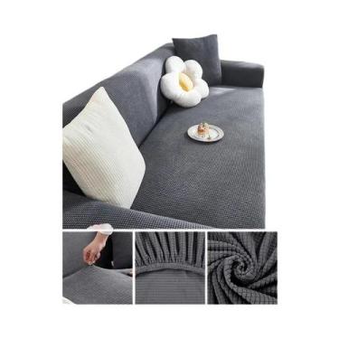 Imagem de Capa De Sofá Jacquard Elástica Para Sofás De 1, 2, 3 E 4 Lugares, Capa