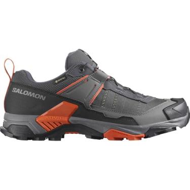 Imagem de Salomon Tênis de caminhada masculino X Ultra 5 GTX, Asfalto/Castlerock/ocre queimado, 42