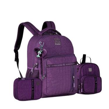 Imagem de Mochila de Costas 19" Lancheira Estojo Box Rebecca Bonbon - Clio Style