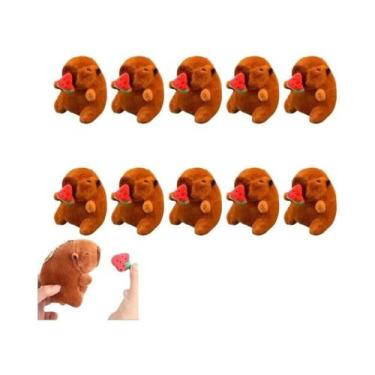 Imagem de Chaveiro De Capivara De Pelúcia Fofa De 12cm, Brinquedo De Desenho Ani