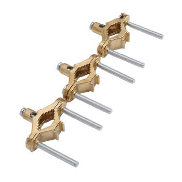 Imagem de Zerodis Braçadeira de Aterramento para Tubo de água 3 Unidades Braçadeira de Aterramento de de Alta Condutividade Adequada para Tubo de 1/2 a 1 Polegada Encaixe de Conduíte de Elétrico 3 Unidades de