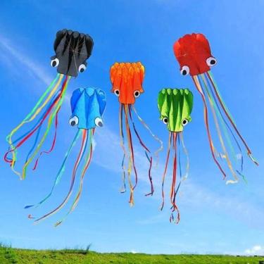 Imagem de Pipas Infláveis Coloridas Em Forma De Polvo Para Crianças, Brinquedos 