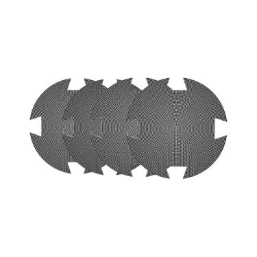 Imagem de Capa protetora contra poeira para PS5 fina, redonda, filtro de poeira (4 peças)