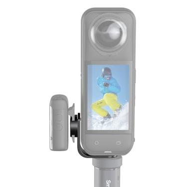 Imagem de SmallRig Cold Shoe Mount 360° ajustável para acessórios Insta360 X5/X4, suporte invisível para microfone para transmissor DJI Mic 3, com cabo adaptador de áudio de 18,5 mm - 5825